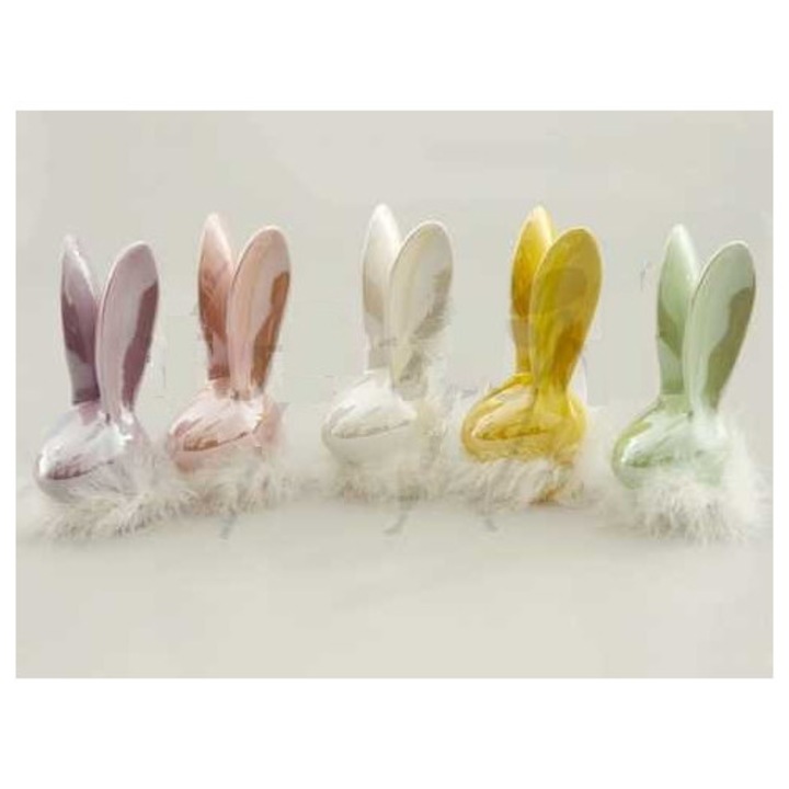 Iepuri decorativi 6 BUC. + PENE 13CM | TopGift