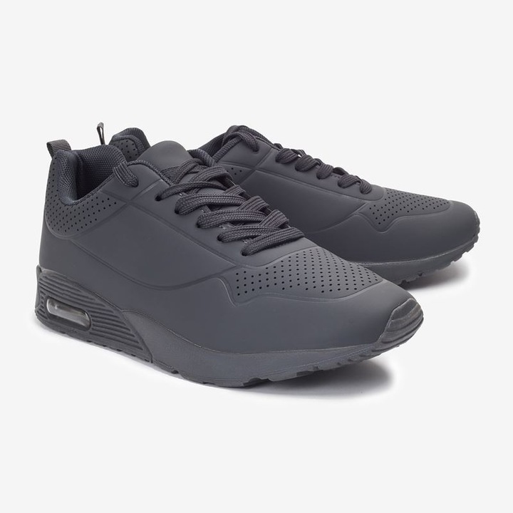 Pantofi sport pentru dama Permani, sintetic, gri