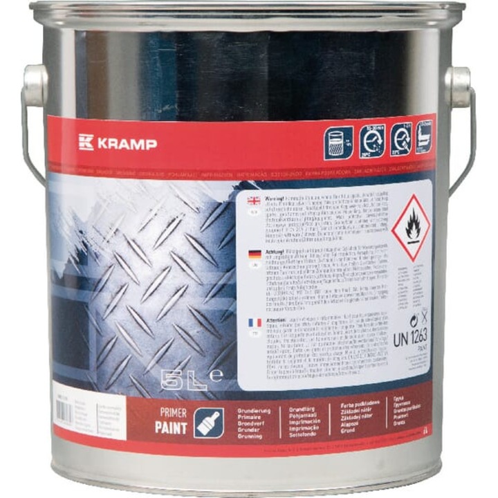 Kramp festék, piros, 5L, műgyanta alapú, fémre
