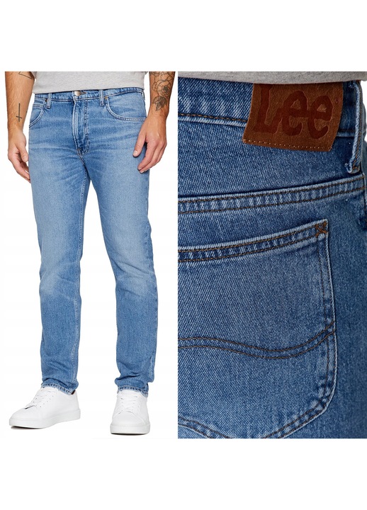 Blugi Lee Rider slim albastru, Albastru