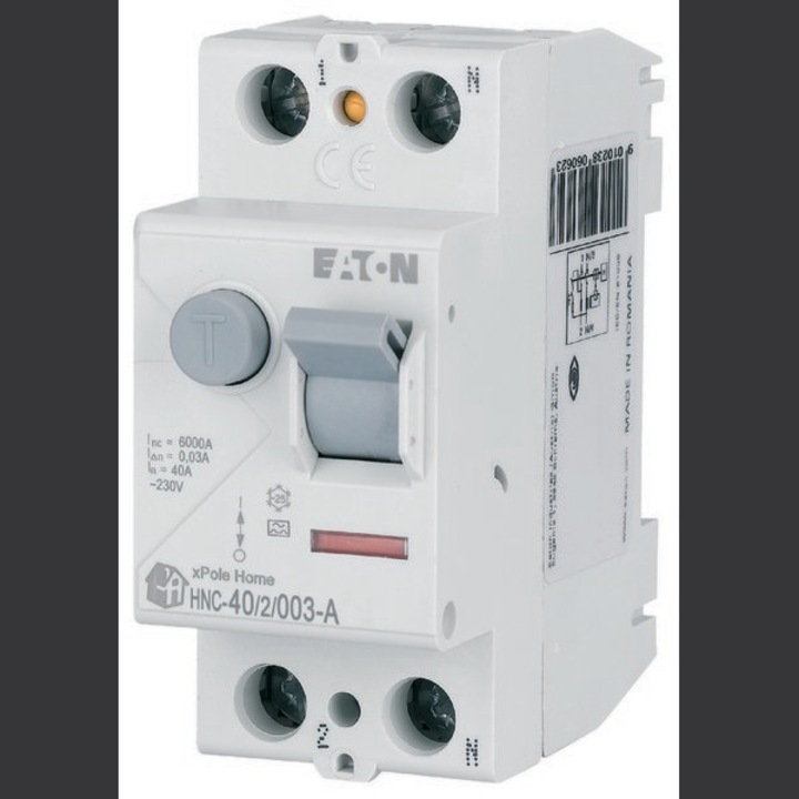 Dispozitiv de protectie diferentiala 6kA tip A Eaton