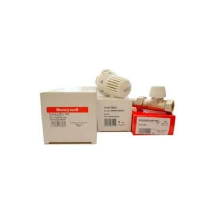 Set pentru incalzire in pardoseala, Honeywell home, cap termostatic Thera-RTL, supapa 1/2 inch cu insert UBG