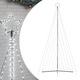 Brad de Craciun cu LED-uri, 570 LED-uri, alb rece, 399 cm