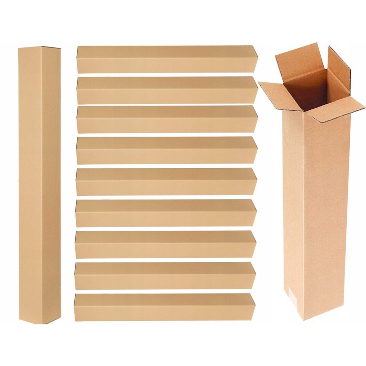 Set 10 tuburi carton 50x50x1450mm 400g/m2, Pako