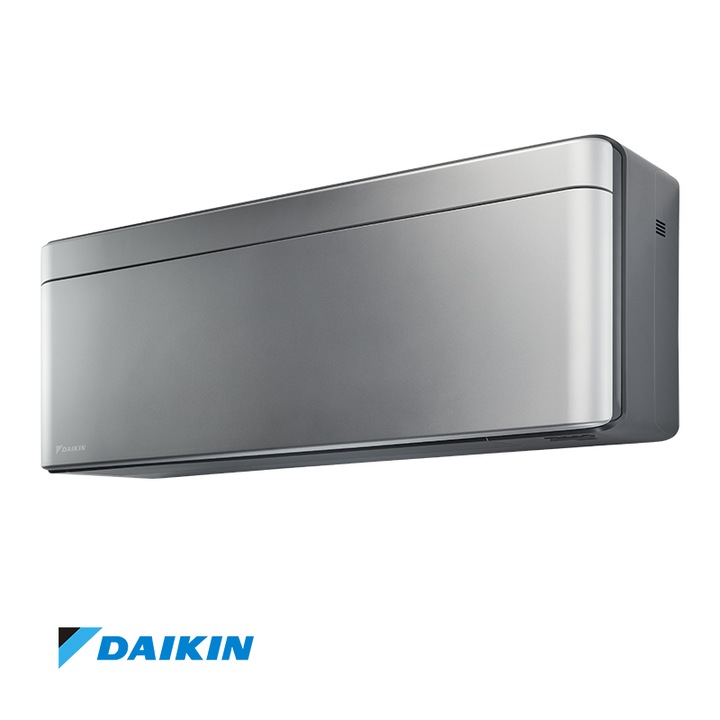 Aparat de aer conditionat inverter Daikin Stylish FTXA25BS + RXA25A, 9000 BTU, 17 m², A+++ / A+++, Wi-Fi, R-32, Gri