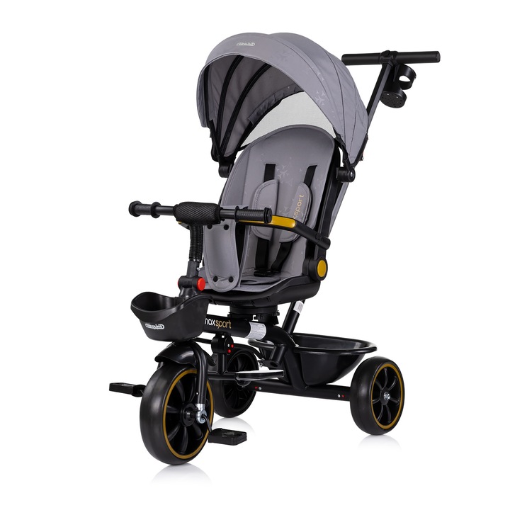 Триколка със сенник Chipolino Max Sport, Антрацит