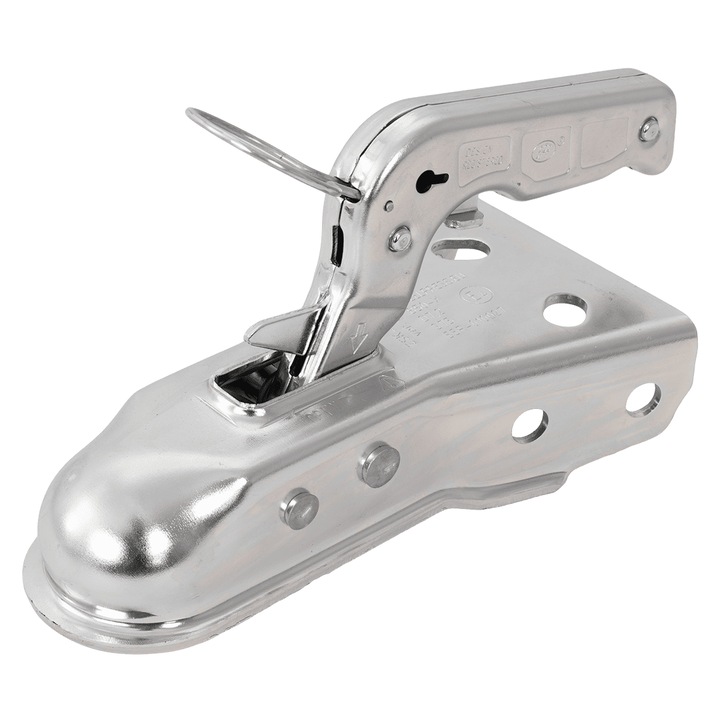 Clema Sferica, Steelpress, Zsk-0750K, Greutate Maxima Totala 750 Kg, Presiune Verticala Admisa 75 Kg, Fabricata Din Otel De Inalta Calitate, Zincare Galvanica, Crom Argintiu