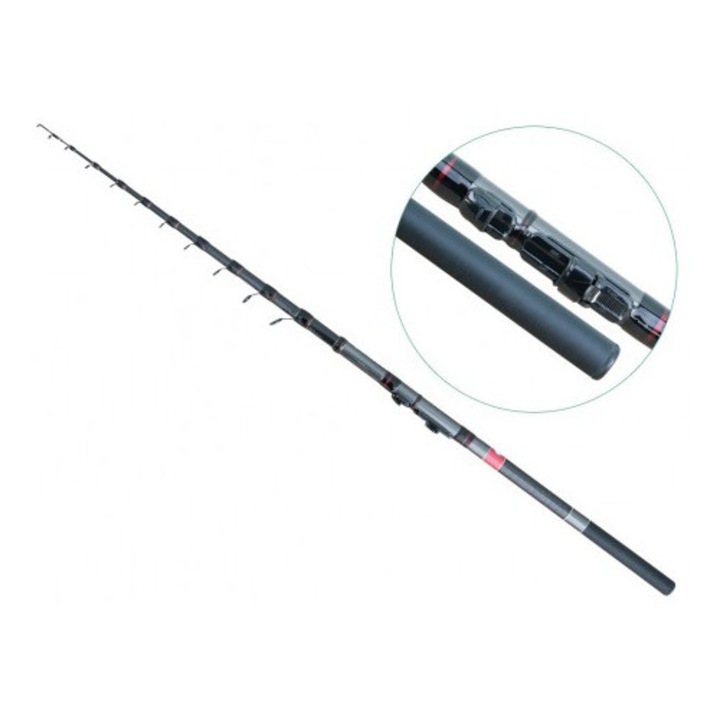 Lanseta fibra de carbon Baracuda Vogue 4m