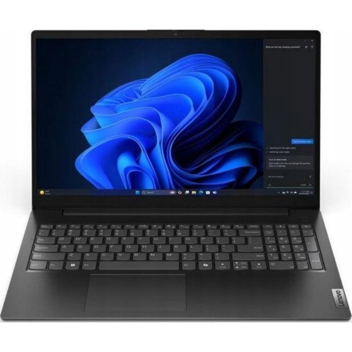 Lenovo V15 G5 IRL laptop, 15.6" Full HD, Intel® Core™ 5 120U akár 5 GHz-ig, 16 GB RAM DDR5 5200, 1 TB SSD, Intel Graphics kártya, Windows 11 Home, Business, Fekete, 1 TB