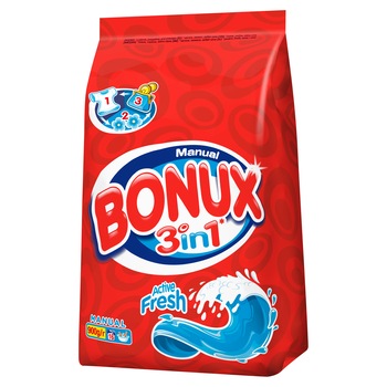 Detergent manual Bonux Active Fresh, 900 g Detergent manual Bonux Active Fresh, 900 g