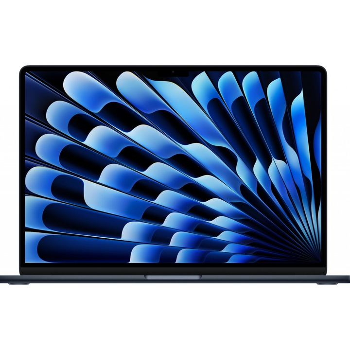 Apple MacBook Air laptop, 15,3 hüvelykes, Apple M4, 16 GB RAM DDR4, 256 GB SSD, Apple GPU, macOS Sequoia, sötétkék 256 GB