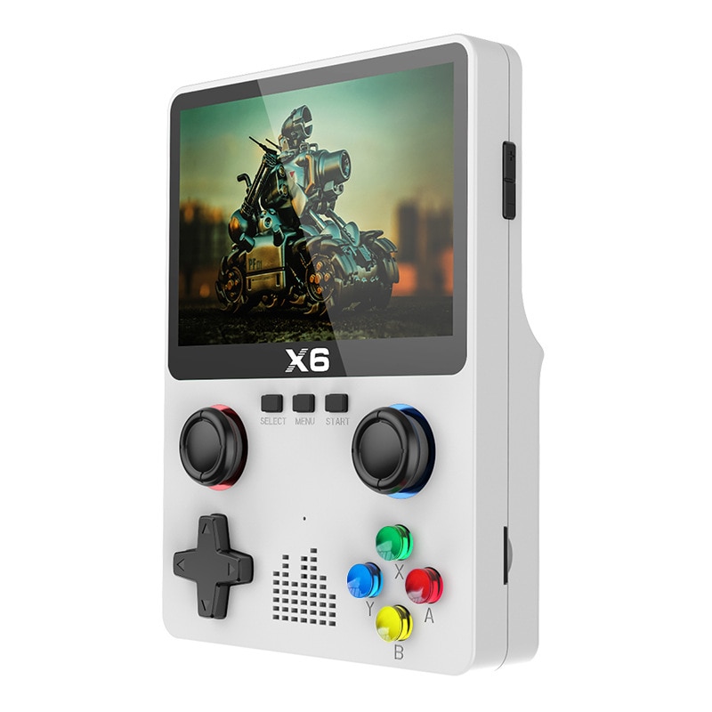 Consola de jocuri portabila, 3.5 inch IPS, 32G, alb
