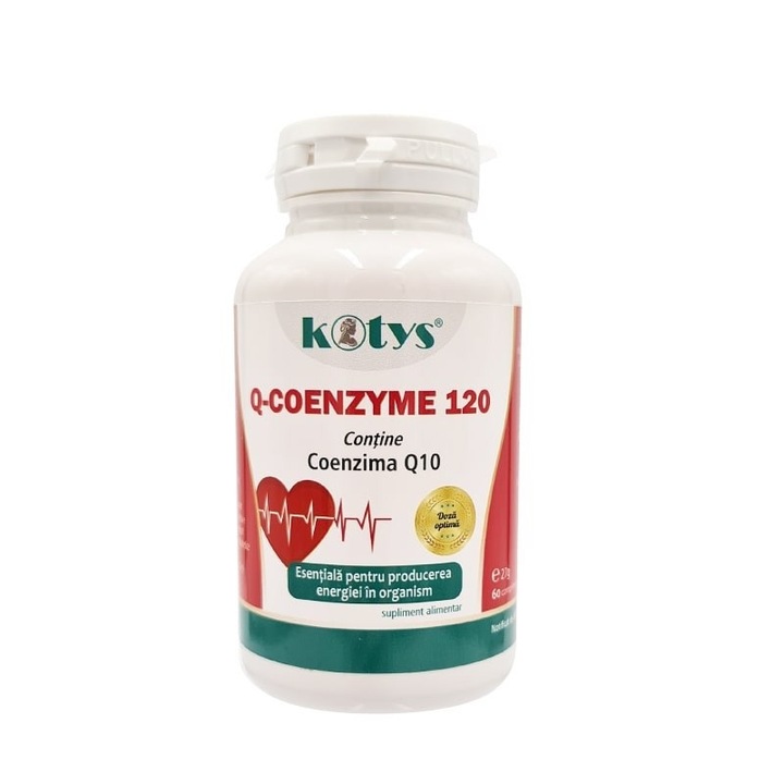 Q Coenzyme cu 120mg de Coenzima Q10, 60 comprimate