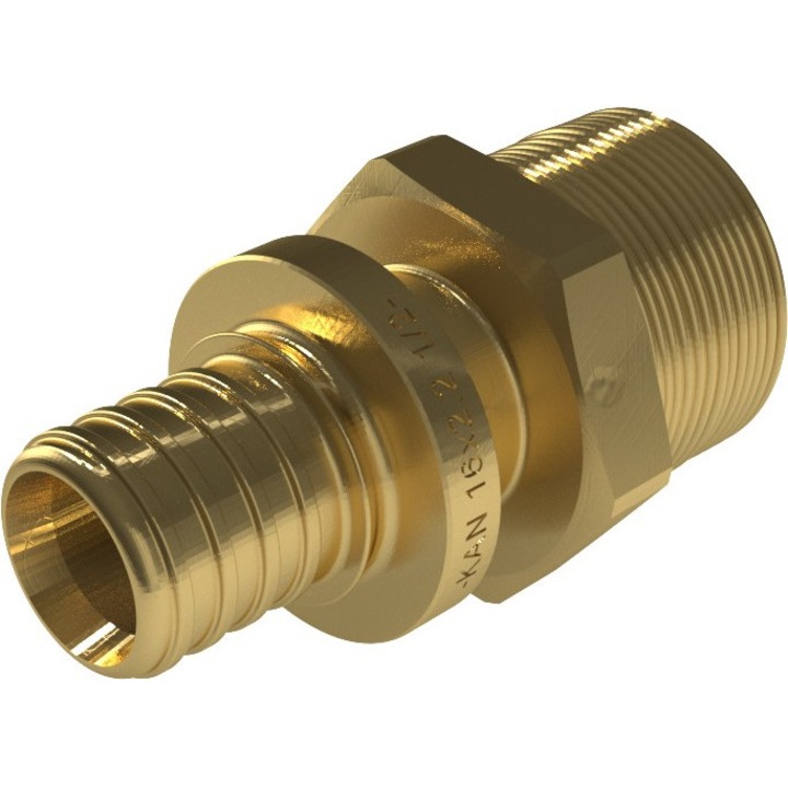 Conector din alama, GZ, KAN-therm ultraLINE, 20 R1/2""