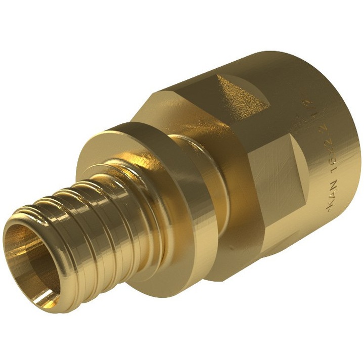 Conector din alama, GW, KAN-therm, ultraLINE - 14 Rp1/2""
