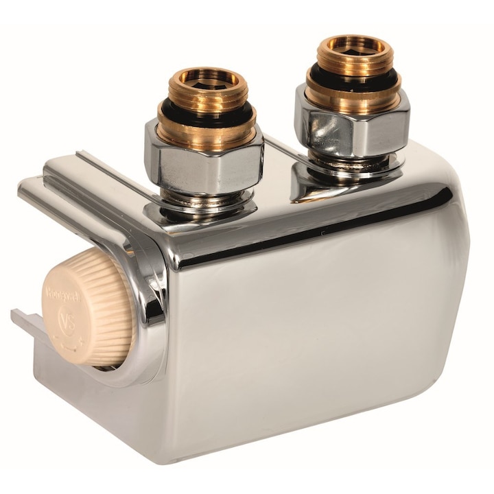 Vana universala Honeywell home pentru calorifere cu racord inferior 50mm, cu insert termostatic, 3/4 inch