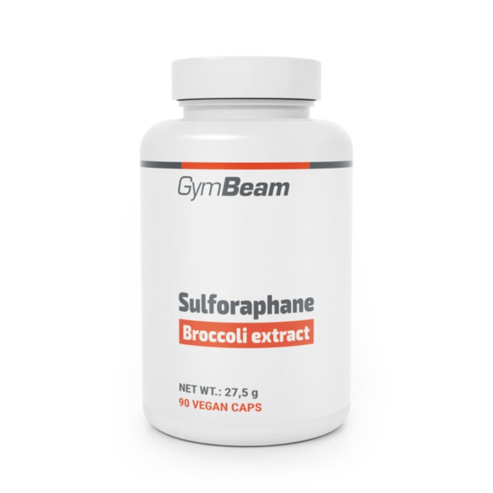 Sulforafan (extract de broccoli), GymBeam, 90 capsule