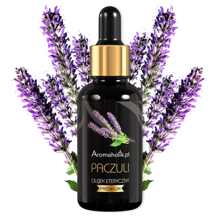 Ulei Esential, 100% Natural, Ulei de Patchouli, Ulei Parfumat cu Patchouli, Aromaholik, Certificat, Pentru Sauna, Difuzor, Umidificator, Lumanari, Aromaterapie, 30 ml