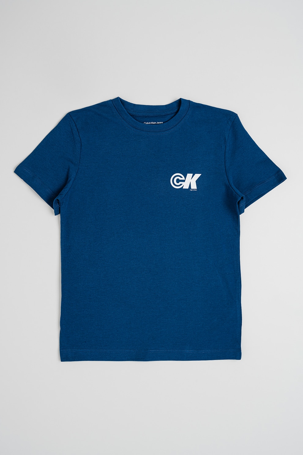 CALVIN KLEIN, Tricou regular fit cu logo, Albastru inchis, 164 CM