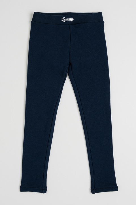 Tommy Hilfiger, Leggings logós részlettel, Tengerészkék