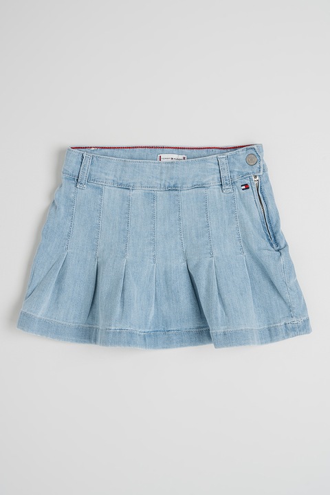 Tommy Hilfiger, Плисирана дънкова пола, Прашно синьо