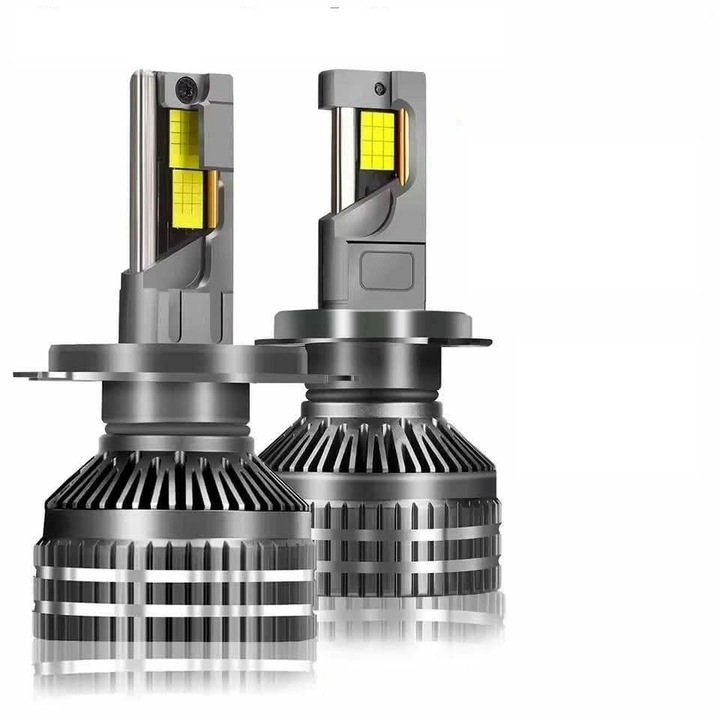 Set Doua Becuri Led h7 Cu Telecomanda Si Trei Nuante De Culori Si Stroboscop 3000K/4300K/6000K