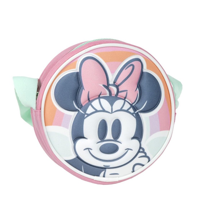 Чанта през рамо Disney Minnie Pastel 3D