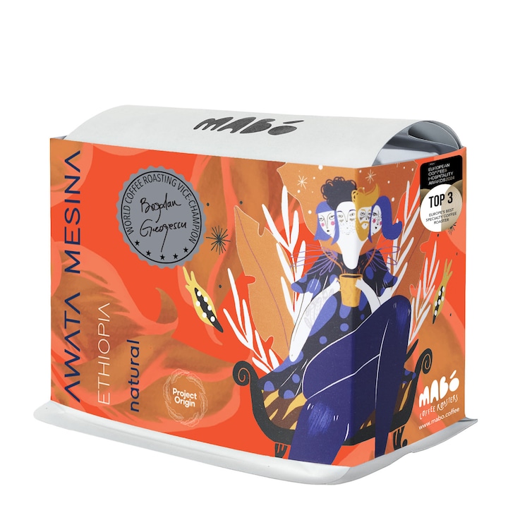 Cafea de specialitate proaspat prajita, Mabo, Awata Mesina, Ethiopia, Natural, boabe, 250 g