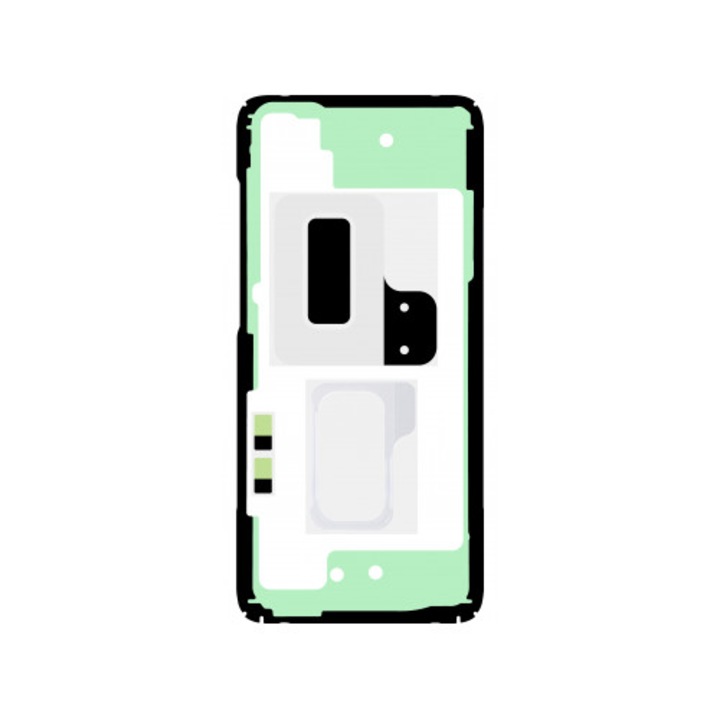 Комплект залепващи ленти за заден капак, съвместим с Samsung Galaxy S20, Service Pack, черен