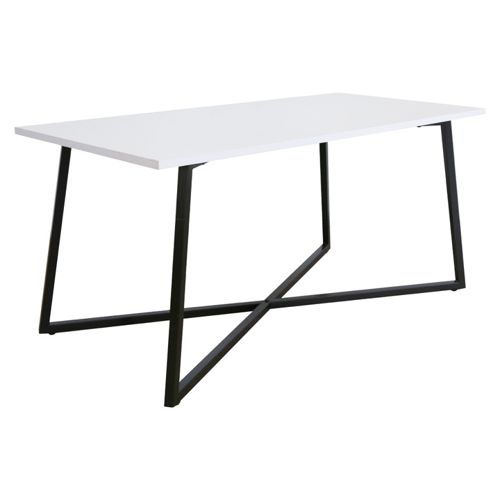 Черно-бяла маса Bertel 100x50x47 см