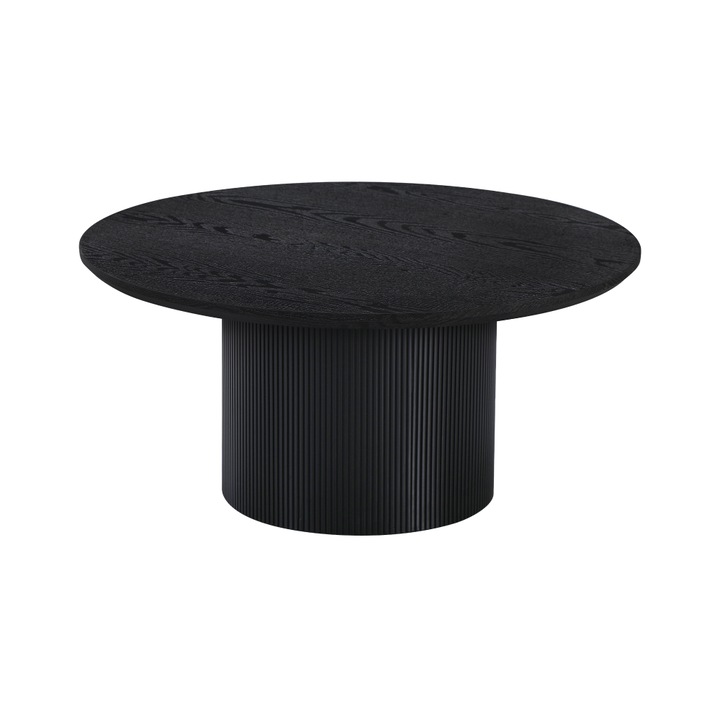 Masuta neagra MDF Mahir 80x38 cm