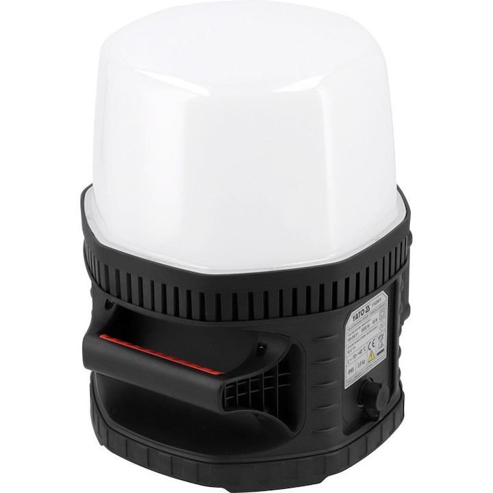 Reflector compatibil cu acumulator Li-Ion 18V, 10000LM, 360°, IK08