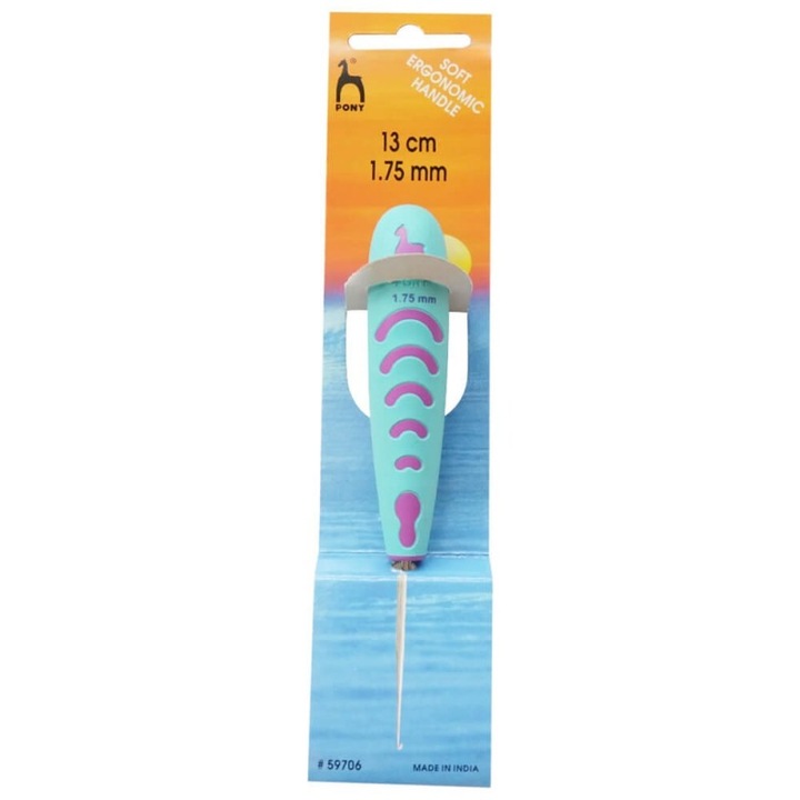 Croseta din otel cu maner ergonomic 13cm / 1.75mm