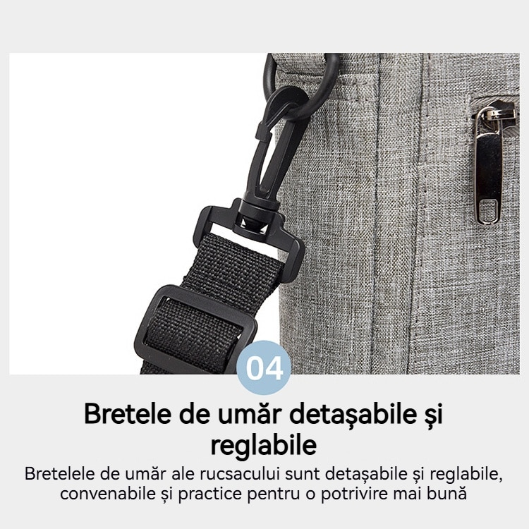 Geanta pentru laptop, Fudisenn, pentru laptopuri de pana la 13 inci, impermeabila, cu maner si curea de umar, fermoar, buzunare multiple, poate fi purtata pe spate, neagra
