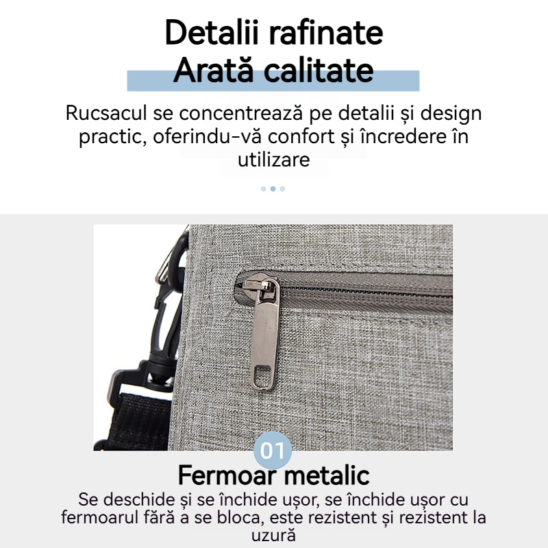 Geanta pentru laptop, Fudisenn, pentru laptopuri de pana la 13 inci, impermeabila, cu maner si curea de umar, fermoar, buzunare multiple, poate fi purtata pe spate, neagra