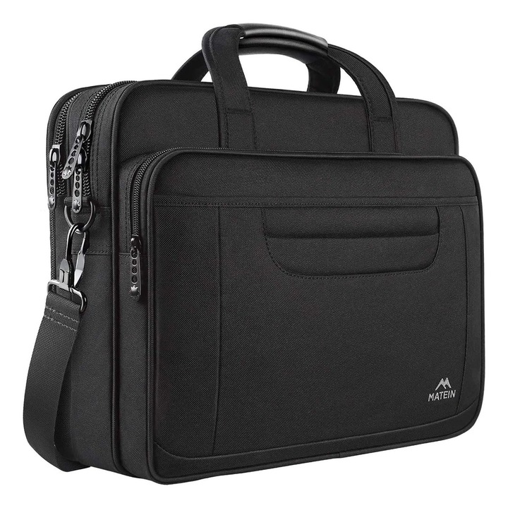 Matein Servieta pentru Laptopuri 15.6 Inch Geanta de Afaceri Eleganta Multifunctionala Mesager din Nailon pentru Calculator