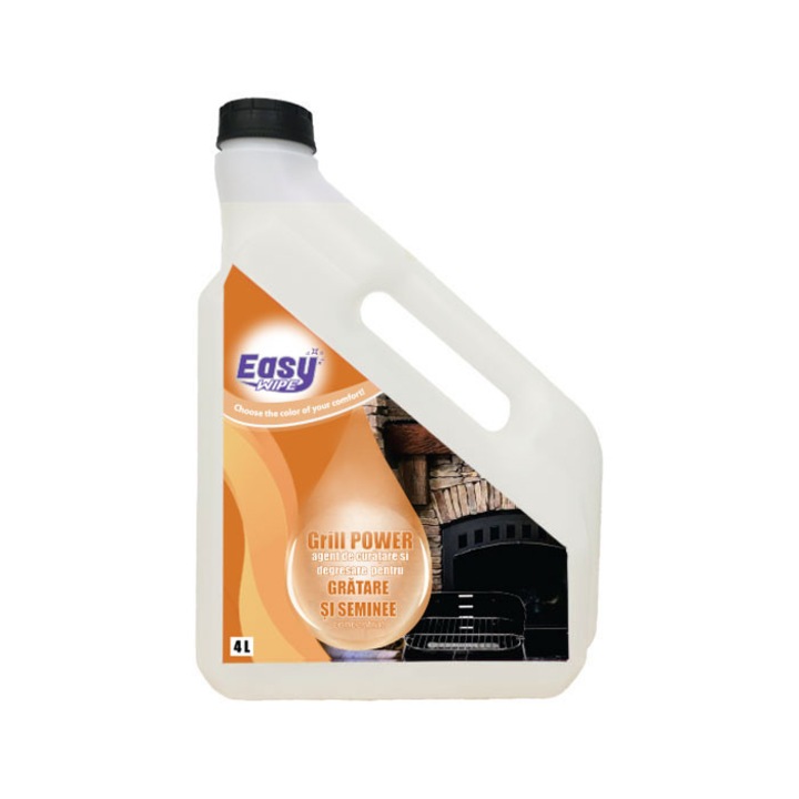 Solutie de curatare gratare si seminee, Easy Wipe Grill Power, 4L
