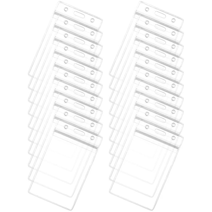 Suport document YANYXR set 20 buc transparent 11.2x6.8x0.3cm