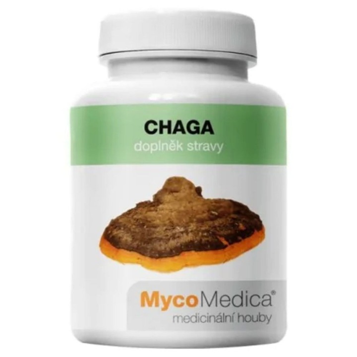 Чага MycoMedica, 500 mg, 90 капсули