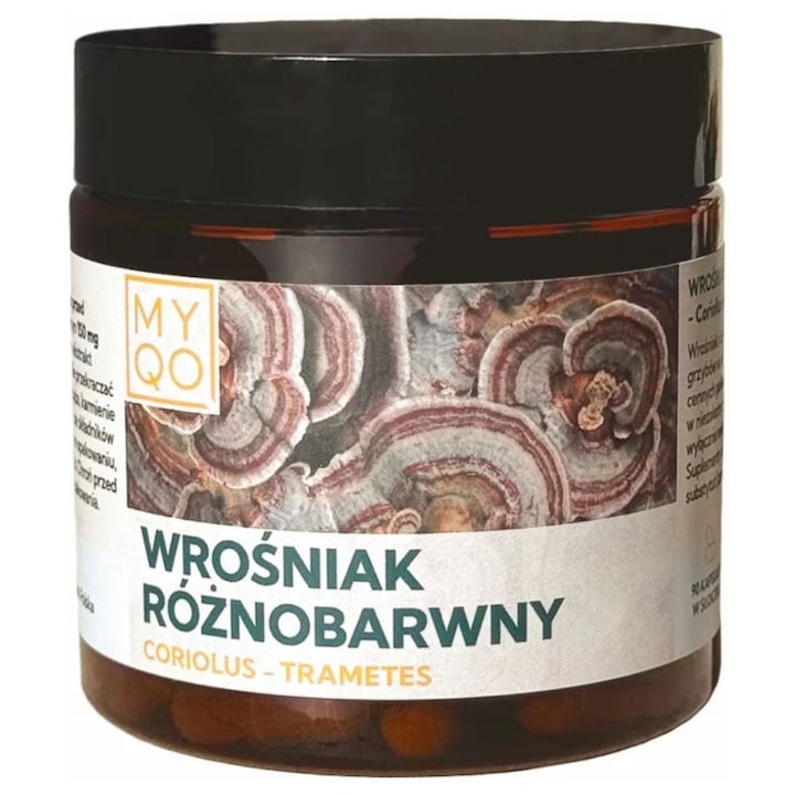 MYQO Coriolus (Wrośniak różnobarwny), 90 capsule