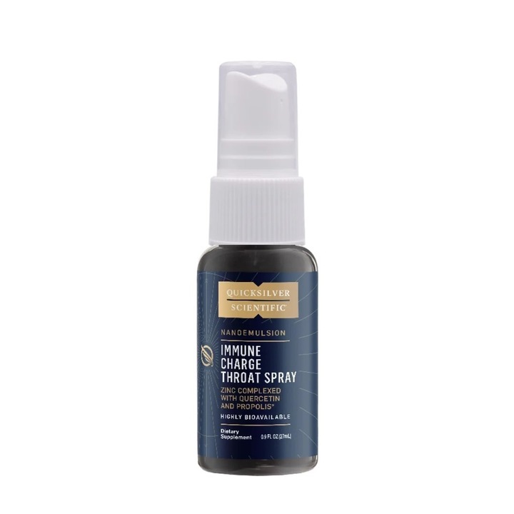 Quicksilver Immune Charge+®Spray pentru gat, 27 ml