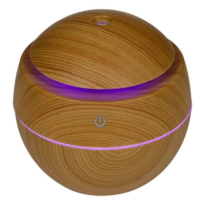 Gömb alakú elektromos parfüm diffúzor színes LED-del – 130 ml kapacitás, 5V tápellátás, modern dizájn aromaterápiához és kellemes hangulathoz a szobában