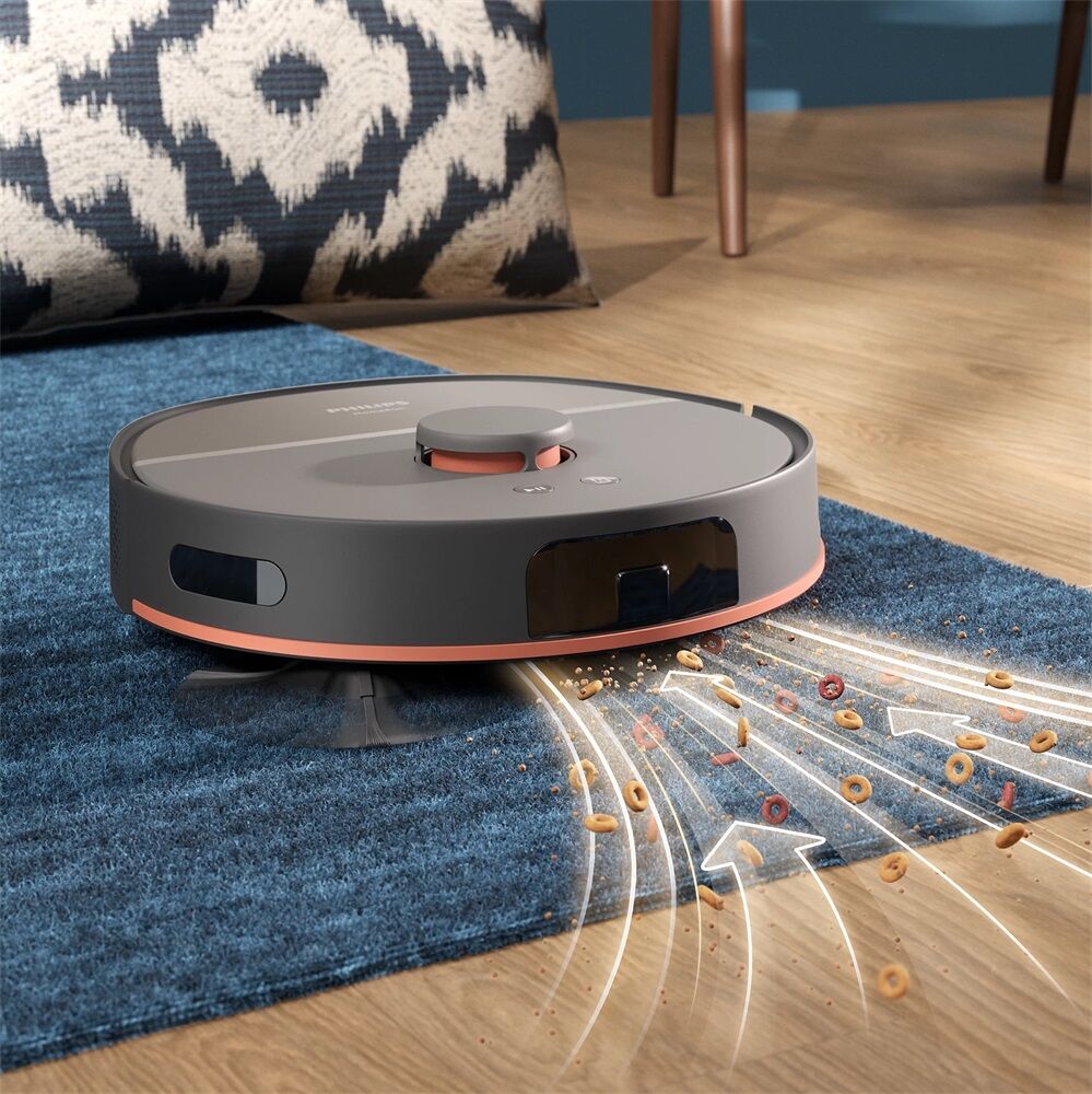 Aspirator robot si mop HomeRun 5000 Aqua XU5100/10, cu statie de andocare si golire