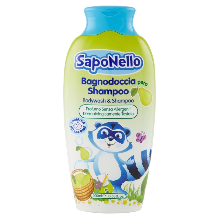 Gel de dus si sampon pentru copii Para 400 ml SapoNello