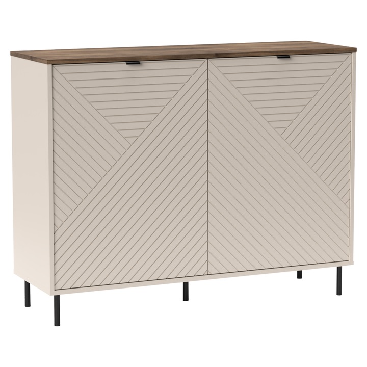 Comoda DTD casmir stejar castello Eyco 123,4x40x95,4 cm