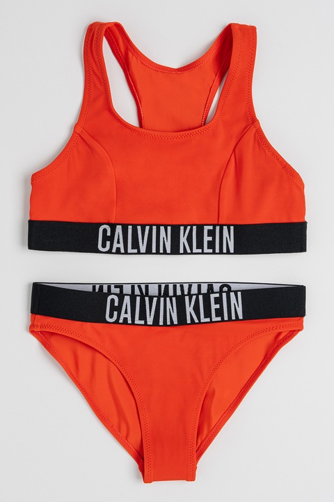 CALVIN KLEIN, Бански с лого - 2 части, Корал