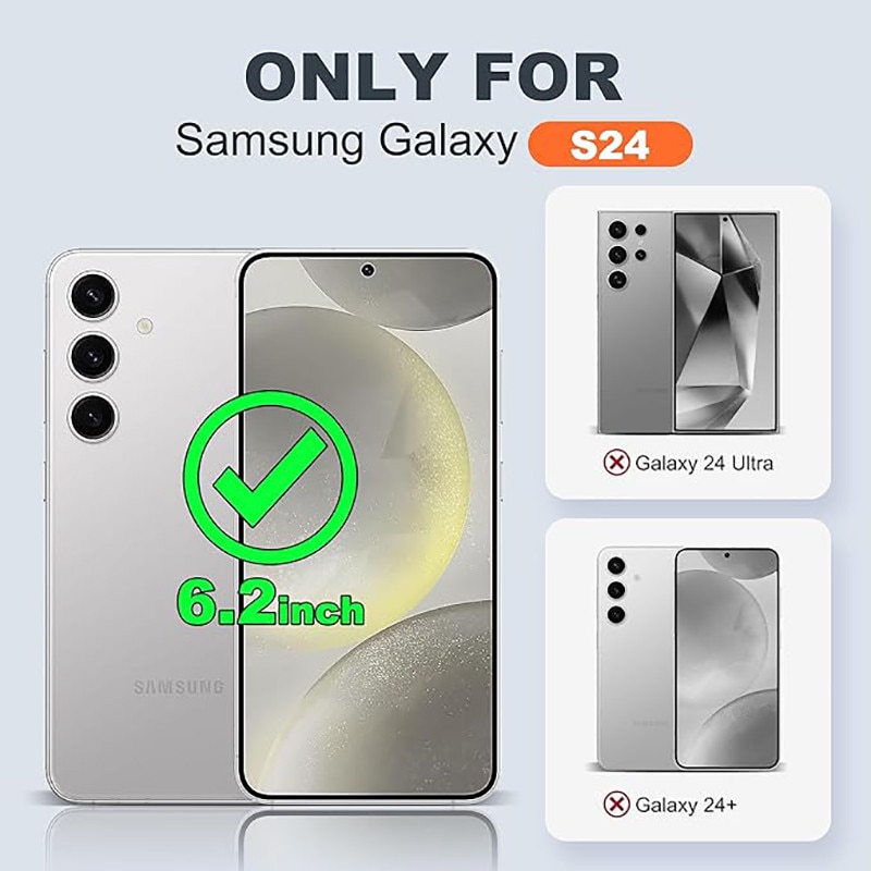 Husa silicon moale suport magnetic protectie militara albastru Samsung Galaxy S24