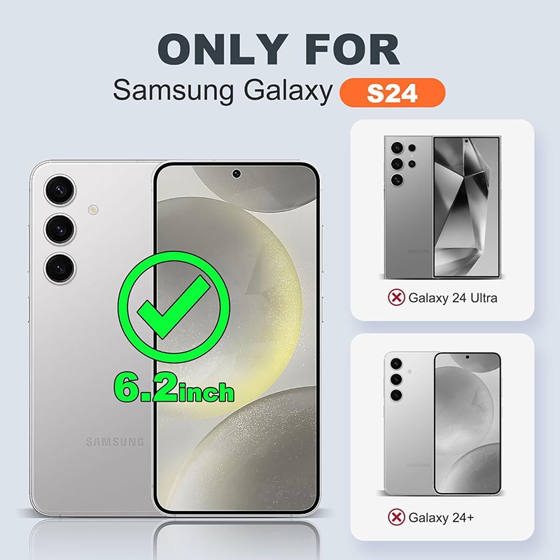 Husa telefon Samsung Galaxy S24, silicon, suport magnetic, protectie militara, gri