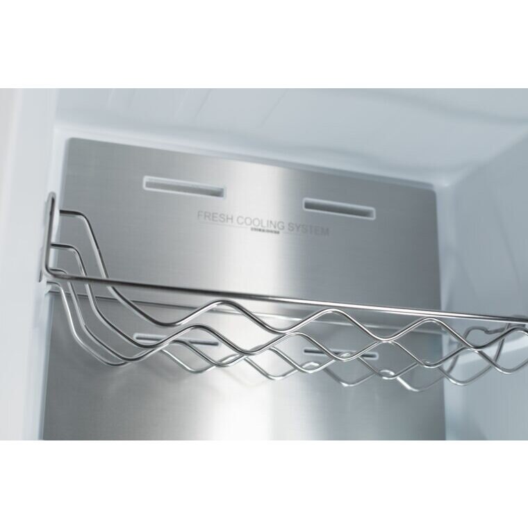Combina frigorifica VIVAX CF-3781DNF BG, 378L, Clasa E, Total No Frost si No Frost Multi Air Flow, Termostat digital LED, Iluminare LED, Fast Freeze, Avertizare sonora, Usi reversibile, H 197cm, Sticla Neagra