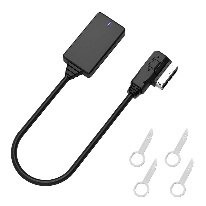 Adaptor audio Bluetooth, TREXORA, Bluetooth 5.0, conectare duala, negru